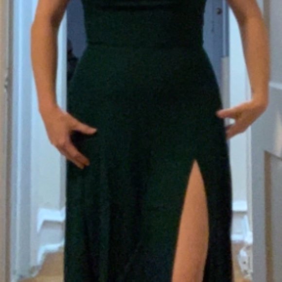 Reformation Green Midi Dress - Picture 4 of 6